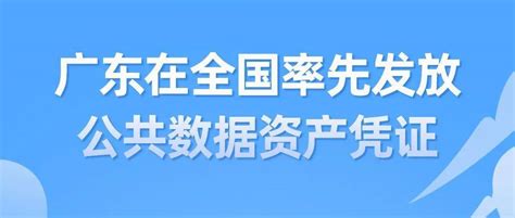 首例 广东省发放全国首张公共数据资产凭证 贷款过程