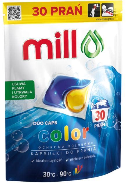 Mill kapsułki do prania kolor COLOR DUO CAPS 30szt ogrodnik24 pl