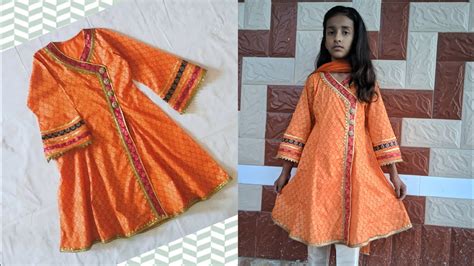 Angrakha Kurti Cutting And Stitching For Years Girl Youtube