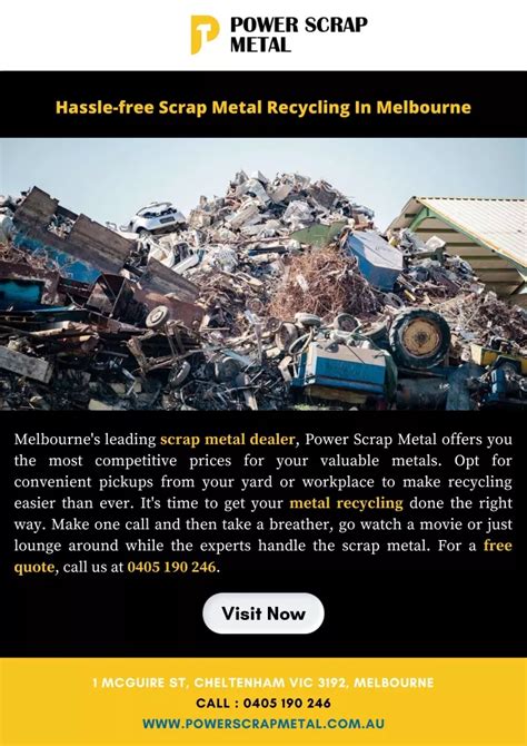 Ppt Hassle Free Scrap Metal Recycling In Melbourne Powerpoint