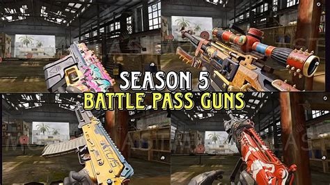 🤯 Season 5 Battle Pass Guns Gameplay First Look And Iron Sight🔥 Codm