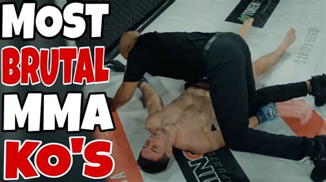 Most Brutal Mma Knockouts I Top Mma Moments Youtube