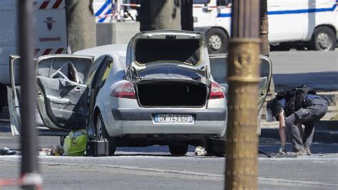 Armed Man Rams Car Into Police Van In Paris Cnn