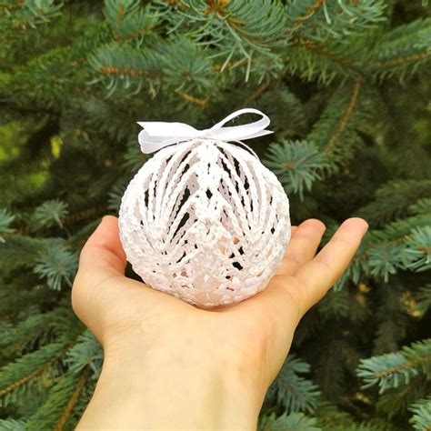 Crochet Christmas ornaments ball 7 designs - Crochet bauble | Inspire ...