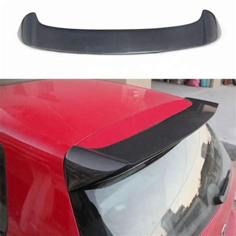 Carbon Fiber Car Rear Roof Spoiler Boot Lip Wings For Volkswagen VW