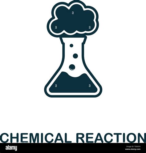 Chemical Reaction Vector Icon Symbol Creative Sign From Biotechnology