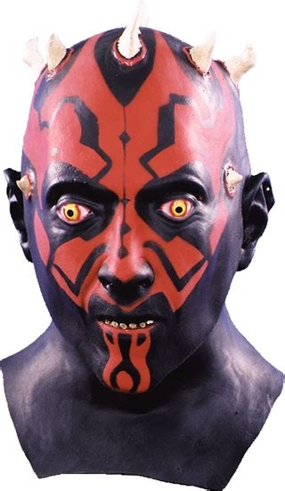 Darth Maul Latex Mask Star Wars Movie - Have Fun Costumes