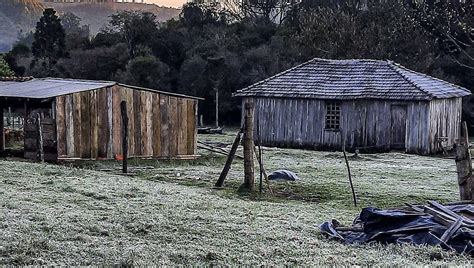 Inverno Sem Fim Traz Frio Abaixo De Zero E Forma O De Geada