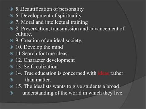 Idealism Of Philosophy 1pptx Philosophy Of Education Ppt