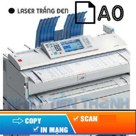 Cho Thuê Máy Photocopy A0 Ricoh Aficio MP W3600 giá rẻ