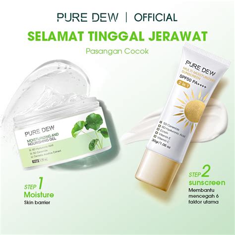 Jual Pure Dew Pcs All Day Light Sunscreen Spray Spf Pa Gr Uv