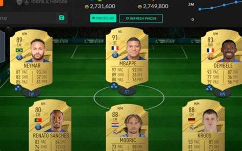 Building FIFA 23 Team With FUTBIN 23 Squad Builder