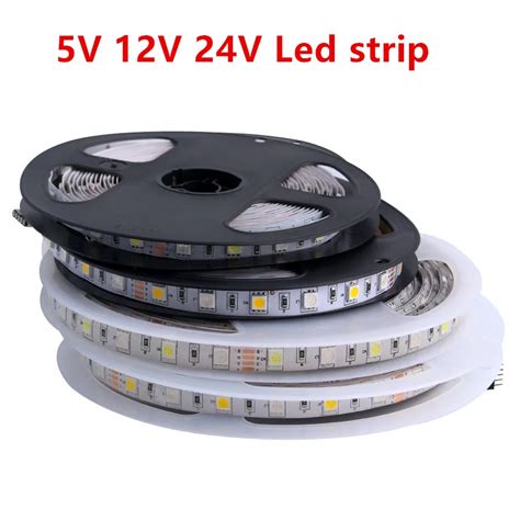 Dc V Led Strip V Rgb Warmwhite Meter Led Waterproof