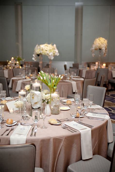 Neutral Wedding Reception Decor