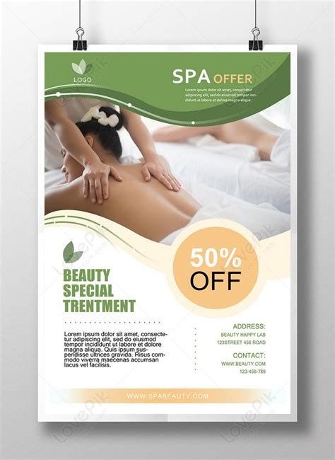 Beauty Spa Promotion Poster Template Imagepicture Free Download