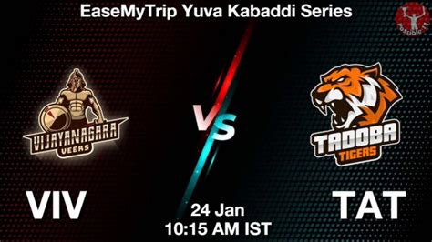 Viv Vs Tat Dream Prediction Team Live Kabaddi Jan