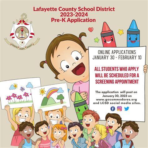 Pre K Application Lafayette County School District