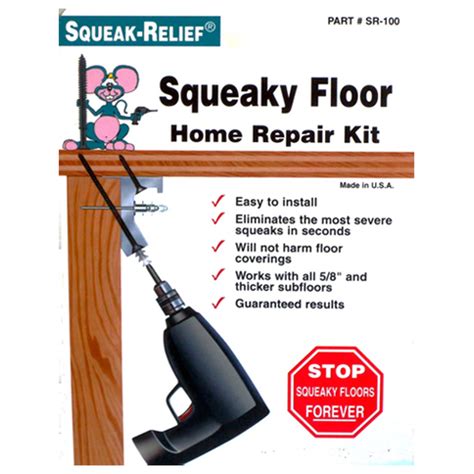 Squeak Relief Floor Repair Kit In 2020 Squeaky Floors Home Repair Fix Squeaky Floors