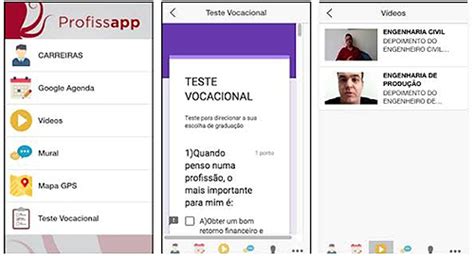 Aplicativo Ajuda Estudantes A Escolher Profissão