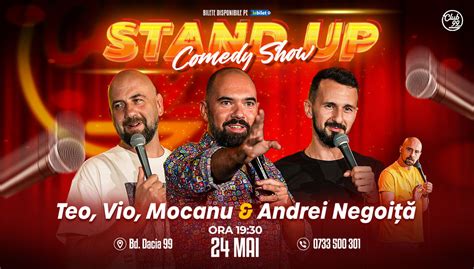 Bilete Stand Up Comedy Cu Teo Vio Mocanu Negoi La Club