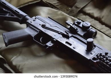 Side View Ak47ak74 Assault Rifle Stock Photo 1393089074 | Shutterstock