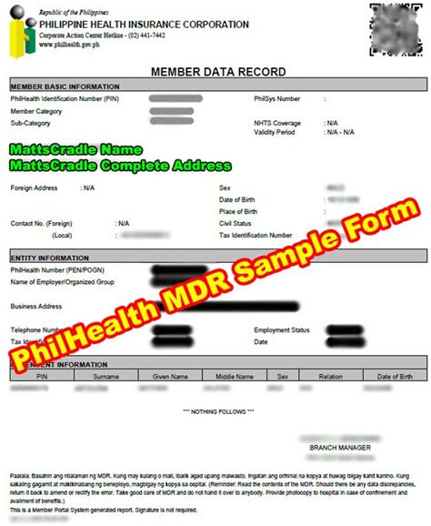 Ways To Get Philhealth Mdr Online Email And Via Walk In Mattscradle