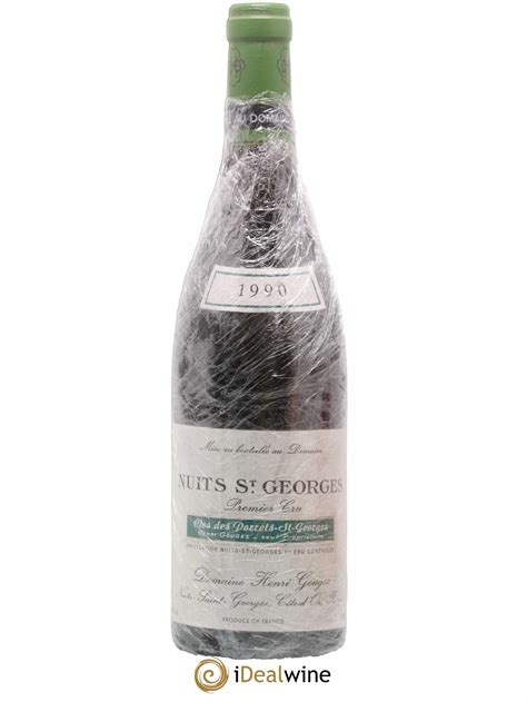 Acheter Nuits Saint Georges Er Cru Clos Des Porrets St Georges Henri