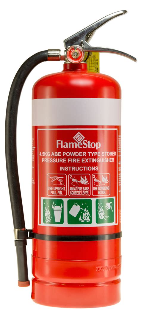 FLAMESTOP 4 5KG ABE POWDER PORTABLE EXTINGUISHER PPE Safety