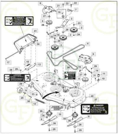 John Deere Mower Deck BUC11555 - Z355E Z355R ZTrak Mowers