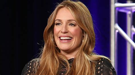 Cat Deeley Shows Off Growing Baby Bump In Black Dress HELLO