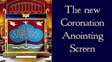 The New Coronation Anointing Screen Of Charles Iii Youtube