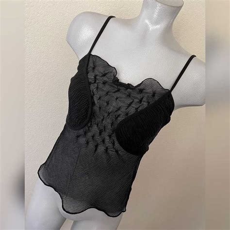 Max Studio Sheer Cami Gem