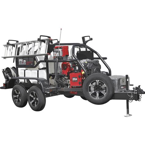 Northstar Proshot Hot Water Commercial Pressure Washer Trailer