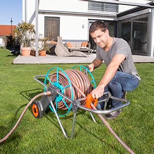 GARDENA Metalen Slangenwagen 100 Stabiele Poedergecoate Slangtrommel