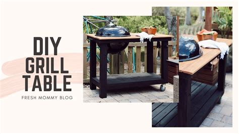 How To Build A Weber Grill Cart Tutorial For Diy Bbq Charcoal Grill