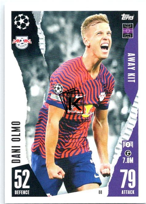 2023 24 Topps Match Attax EXTRA UEFA Club Competition Away Kit 88 Dani