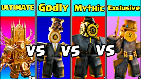 Upgraded Titan Clockman Vs Chief Clockman Vs Clockwoman Vs Large Clockman Toilet Tower Defense