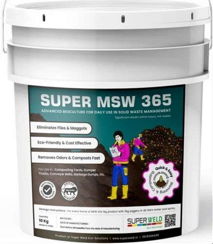 Bio Tech Grade Composting Bioculture Super Msw Packaging Size