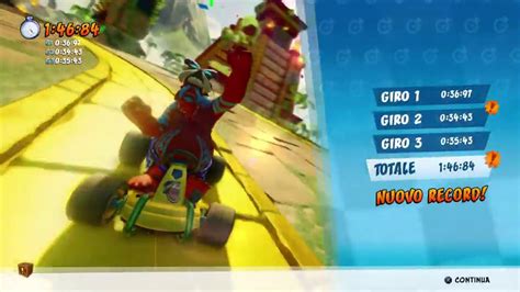 Crash Team Racing Nitro Fueled Papu Pyramid N Tropy Time Trial Youtube