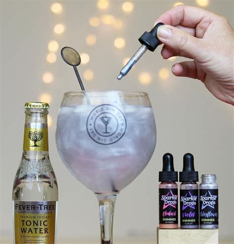 Sparkle Drops To Make Your Gin Tonic Shimmer Gin Tonic Cocktails