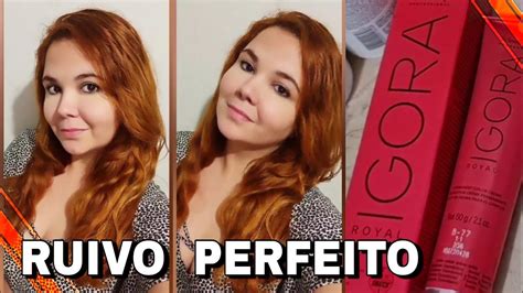 Ruivo Perfeito Igora Pintando Cabelo Sozinha Em Casa Youtube