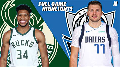 Dallas Mavericks Vs Milwaukee Bucks Full Game Highlights December