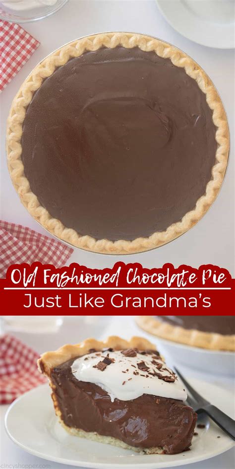 Old Fashioned Chocolate Pie Artofit