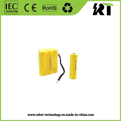 AA Size 6V NiCd Battery Pack 900mAh 1000mAh AA Size L Shaped X Shaped