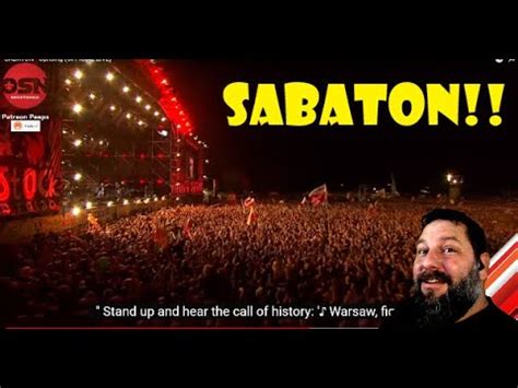 REACTION to SABATON - Uprising LIVE - YouTube