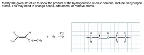 Solved Modify The Given Structure To Show The Product Of The 1