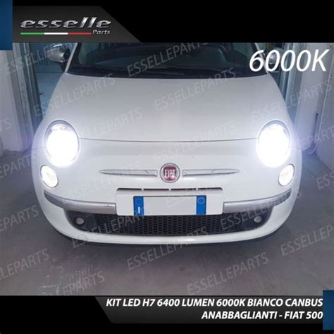 Kit Full Led K Canbus Fiat Luce Bianca No Error