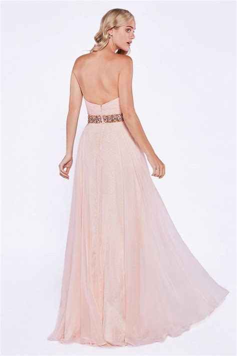 Blush Cinderella Divine Cd4079 Long Strapless Formal Dress Prom For 39