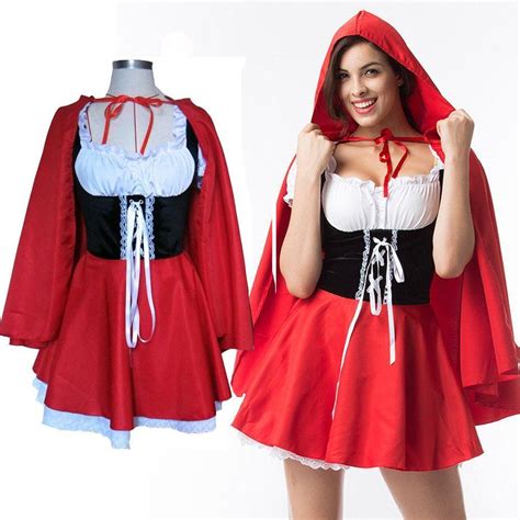 Comprar Sexy Disfraces Halloween Cardeal Chapeuzinho Vermelho Traje