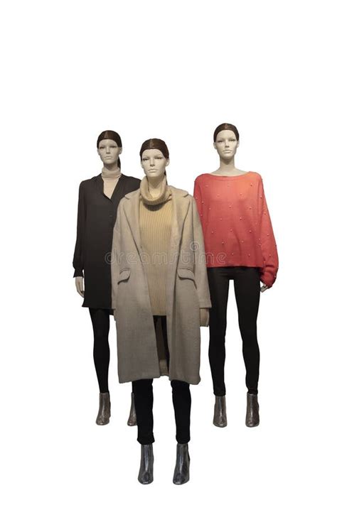 Group Of Female Mannequins Stock Image Image Of Group 142973161